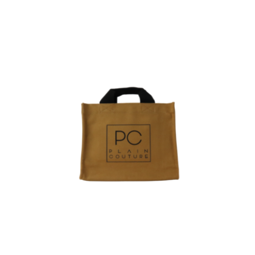 PC TOTE BAG - BLACK HANDLE