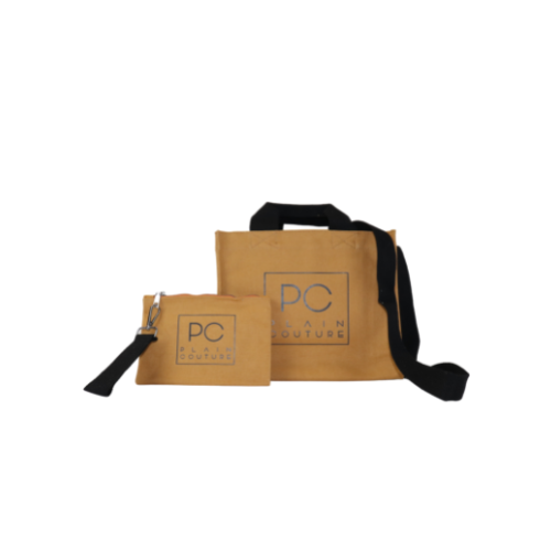 PC TOTE BAG - BLACK HANDLE