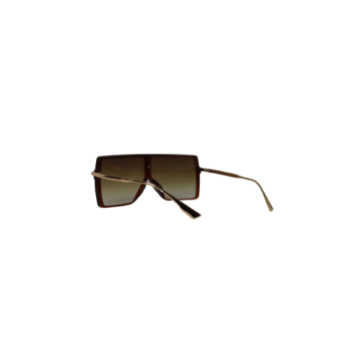 SIENNA BROWN OVERSIZED LUXURY WOMEN'S SUNGLASSES WITH CASE