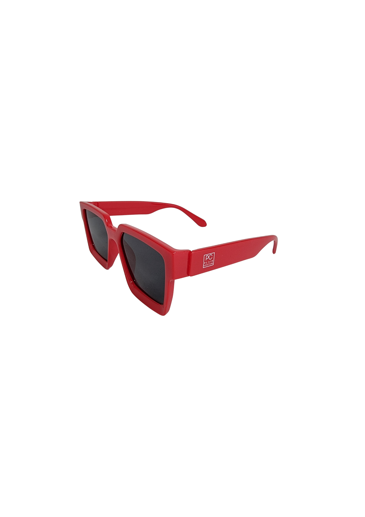 RED OVERSIZED WOMEN'S SUNGLASSES