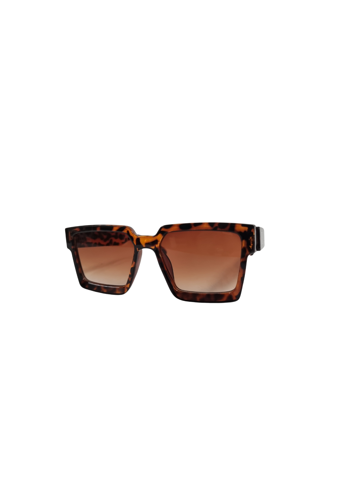 TIGER PRINT OVERSIZED WOMEN'S SUNGLASSES