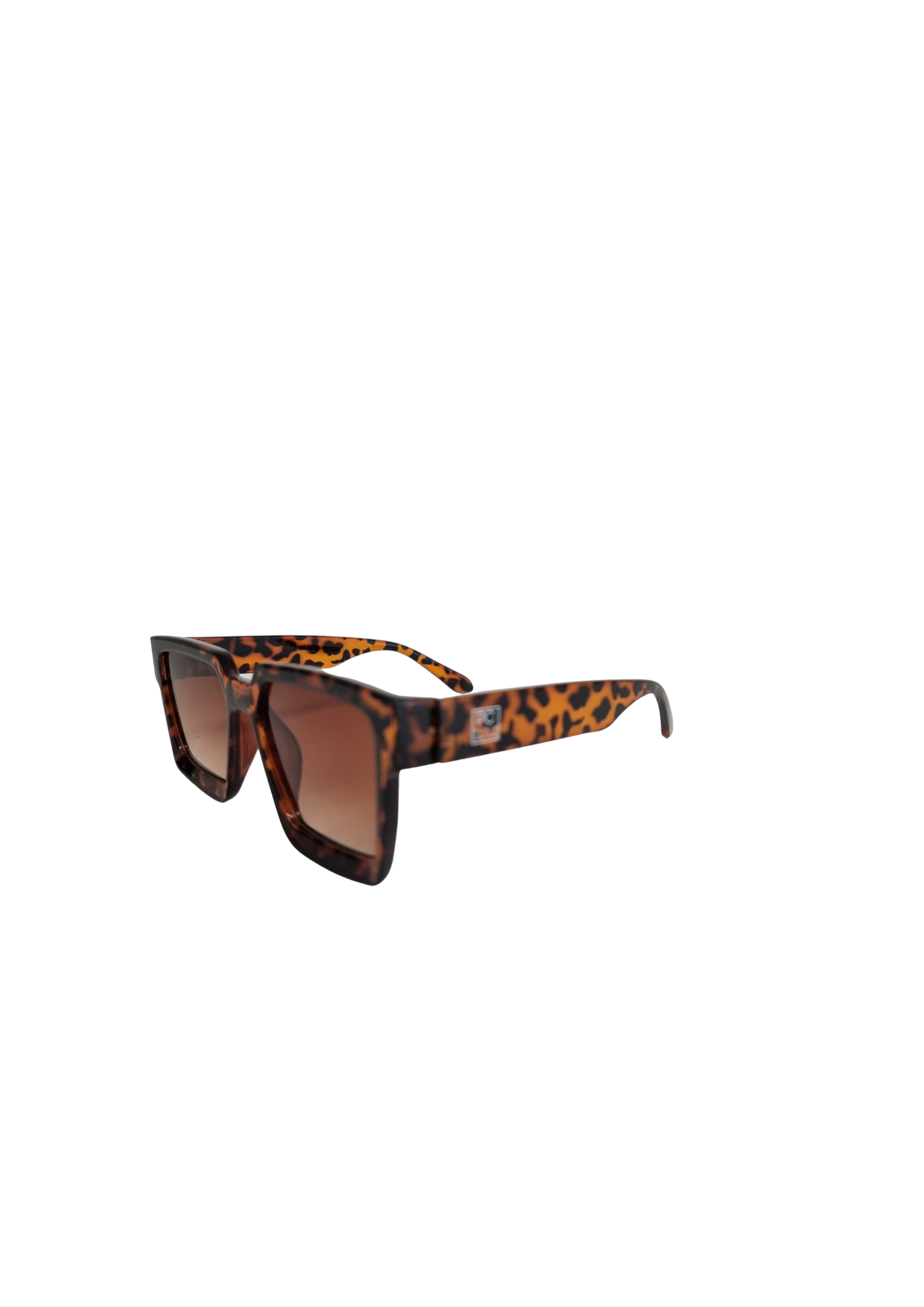 TIGER PRINT OVERSIZED WOMEN'S SUNGLASSES