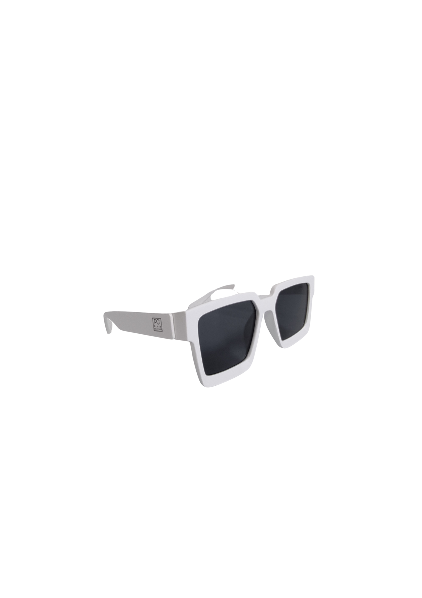 WHITE OVERSIZED WOMEN'S SUNGLASSES