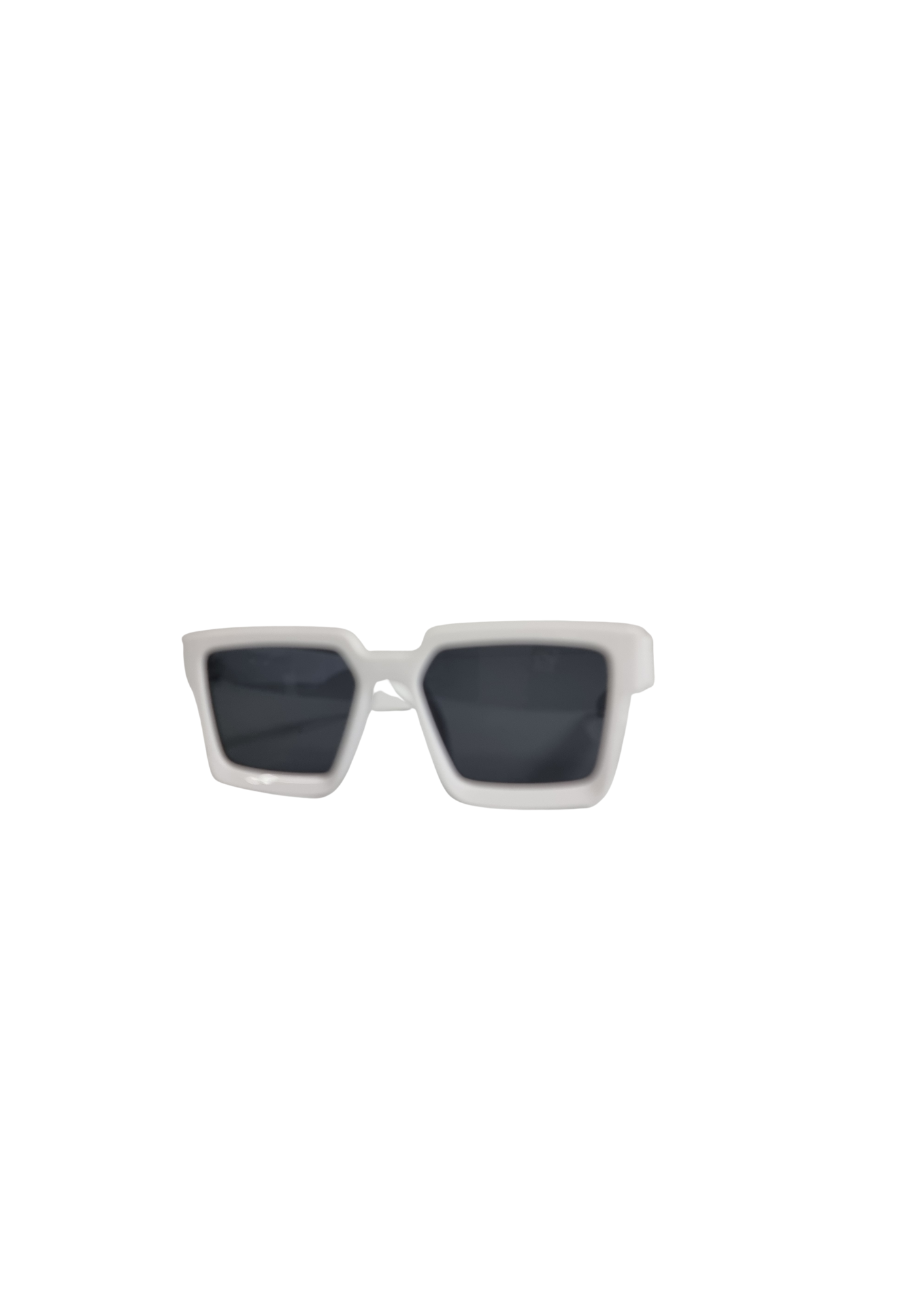 WHITE OVERSIZED WOMEN'S SUNGLASSES