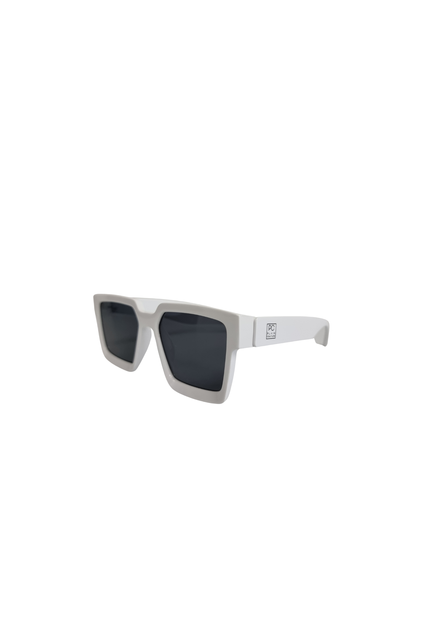 WHITE OVERSIZED WOMEN'S SUNGLASSES