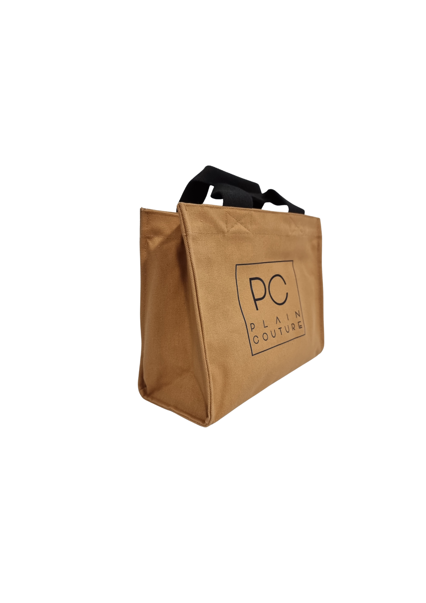 PC TOTE BAG - BLACK HANDLE